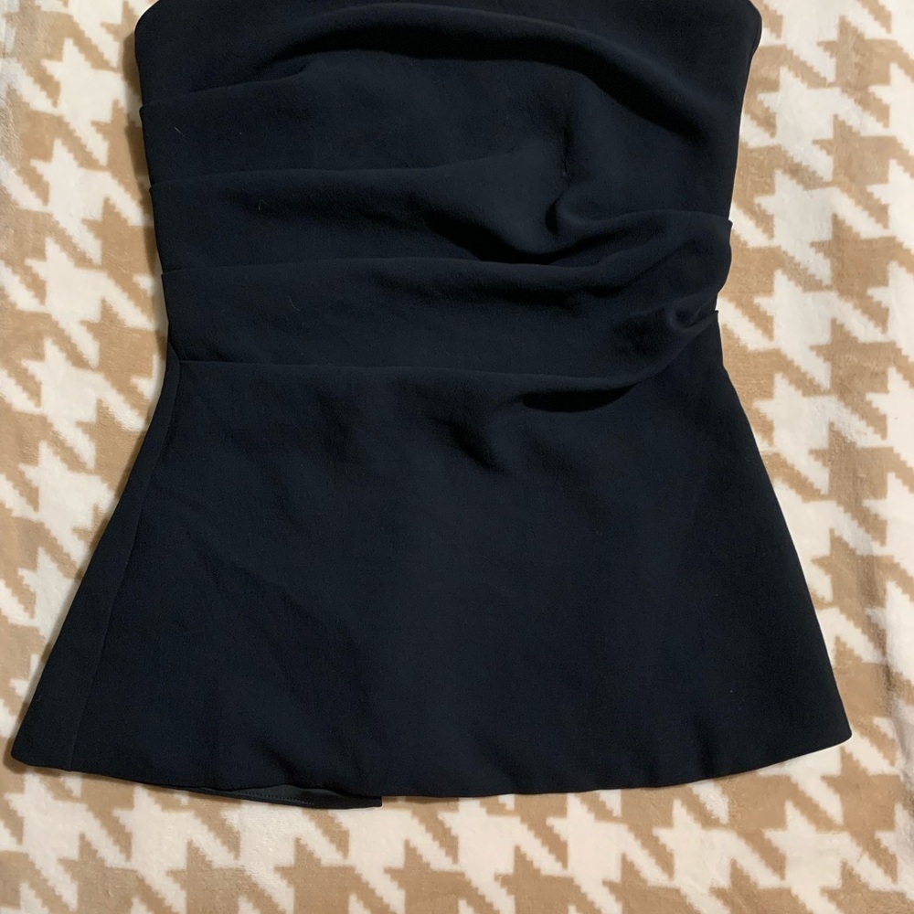 Wilfred Classic Black Strapless Top